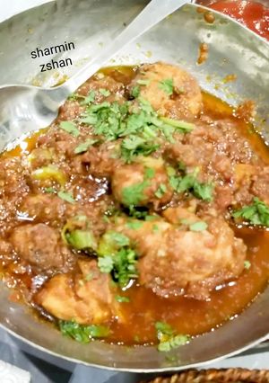A picture of Dhaba style chicken karahi #chickenkarhaicontest.