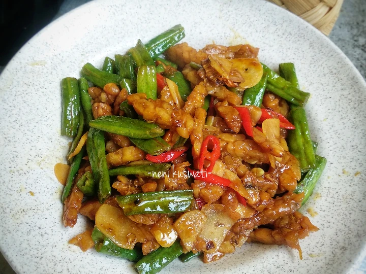 Langkah Gampang Membuat Resep Tumis Tempe Kacang Panjang Pedas Manis yang Menggugah Selera Anti Ribet, Menggugah Selera