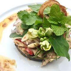 A picture of Thai Aubergine Salad.