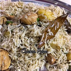 Chicken White Pulao A picture of Chicken White Pulao.