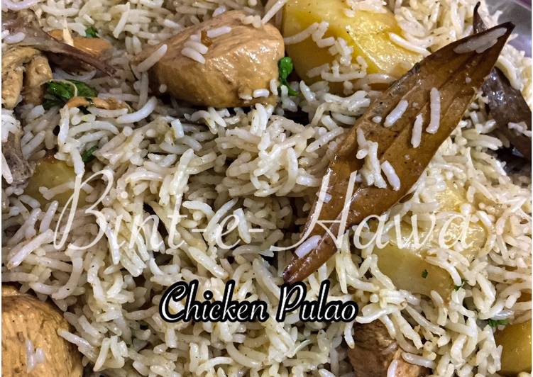 Easiest Way to Make Perfect Chicken White Pulao