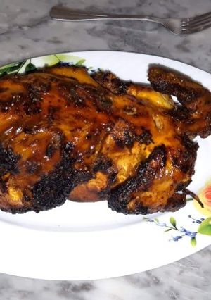 صورة لوصفة دجاجة محمرة في الكوشة
