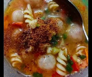 Resep Baru Baso Aci Kornet kuah seblak Enak Sempurna