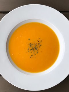 Una foto de Puré de zanahoria