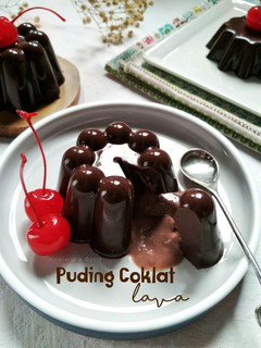 Foto resep Puding Coklat Lava