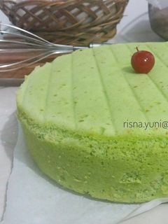 Foto resep Bolu Kukus greentea cheesecream