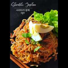 A picture of Shirataki Japchae.............. (시라타키 잡채).
