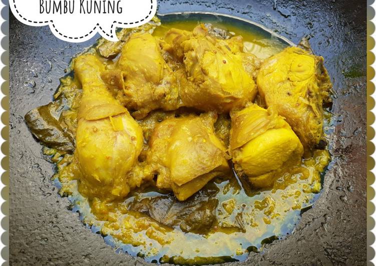 Resep Ayam Ungkep Bumbu Kuning, Lezat Sekali