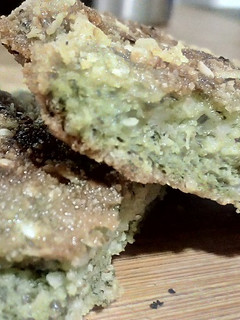 Una foto de Hamburguesitas de Espinaca y Pollo Rebozadas con avena y semilla