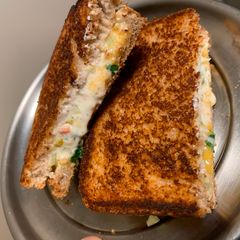 Hung Curd Vegetable Sandwich A picture of Hung Curd Vegetable Sandwich.