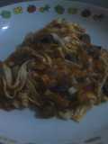 Salsa putanesca con fettuccini