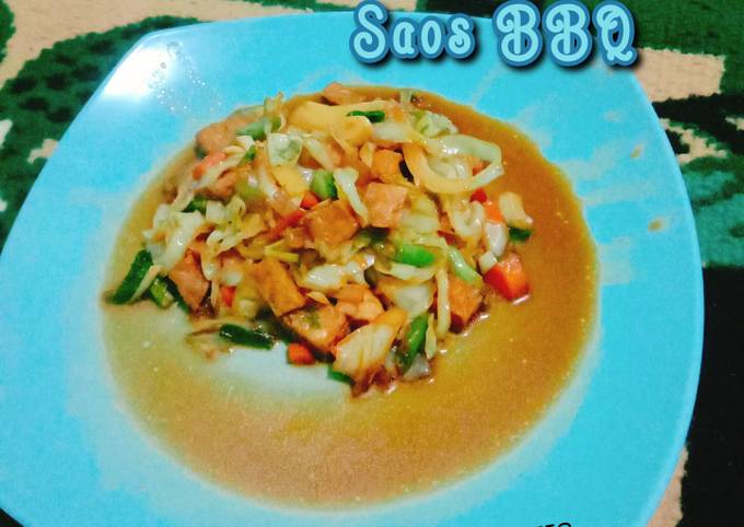 Bagaimana Menyiapkan Tempe Sayur Saos BBQ Simpel yang Enak Banget