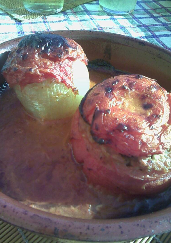 Una foto de Verduras rellenas al horno
