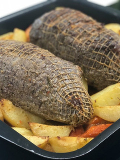 Una foto de Ternera al horno con patatas