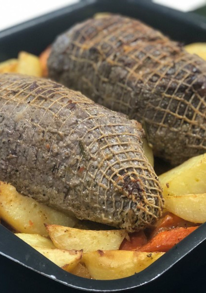 Una foto de Ternera al horno con patatas