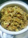 Egg koththu Chapati
