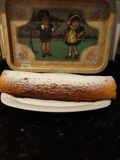 Una foto de Brazo gitano relleno de chocolate