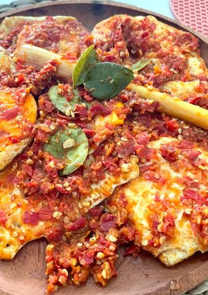 Foto resep Telor Ceplok Balado