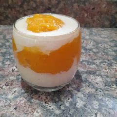 A picture of Mango pudding.