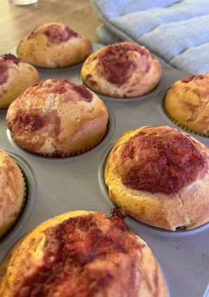 Foto resep Strawberry Muffins