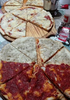 Una foto de Pizza casera