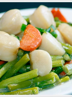 腰子貝炒蘆筍 的食譜成品照片