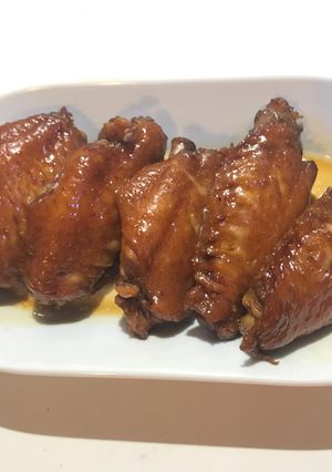 A picture of Sweet soy sauce chicken wings.