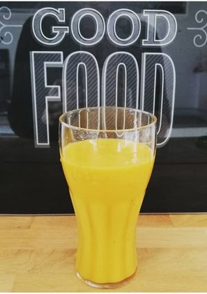 Une photo de Smoothie mangue banane