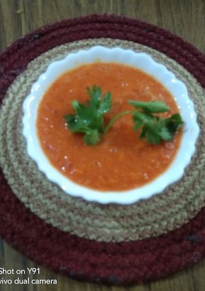 A picture of Momos Chutney.