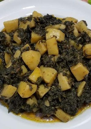 A picture of Aaloo paalak.