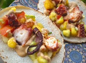Foto principal de Tacos tropicales de pulpo