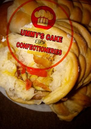 A picture of Chicken bread Loaf.