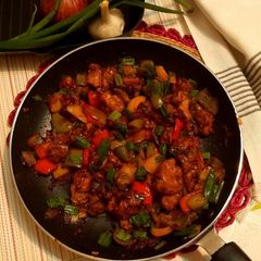 A picture of MINT Chilli GARLIC MUSHROOM.