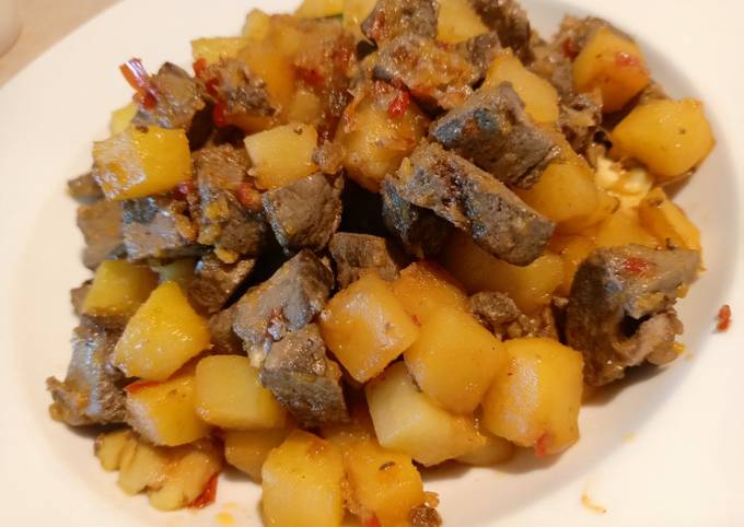 Anti Ribet, Buat Sambal Goreng Kentang + Hati Sapi Irit Untuk Jualan