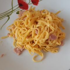 A picture of 20 minutes carbonara.