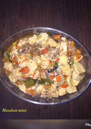 Foto resep Tumis putih telur pedas