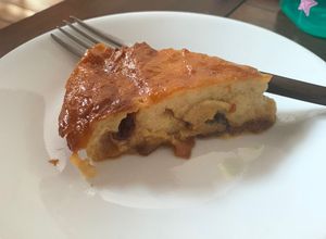 Una foto de Budín con pasas y cranberries