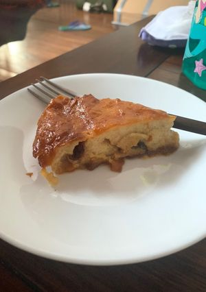 Una foto de Budín con pasas y cranberries