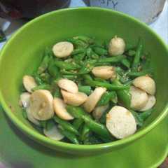 รูปของ Buncis Jahe Baso Ikan