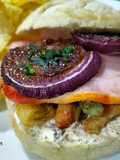 Redondito de magreta, verduras, queso y Hoisin en Airfryer