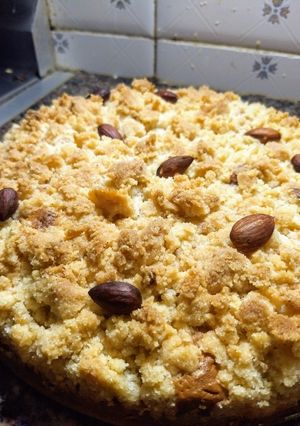 Una foto de Crumble de manzana