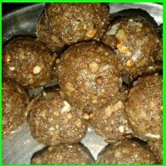 A picture of Churma ladoo.