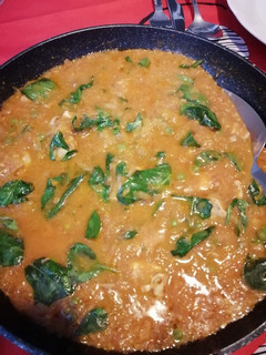 Una foto de Curry de pollo y calabaza