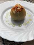 Cebolla rellena de chistorra