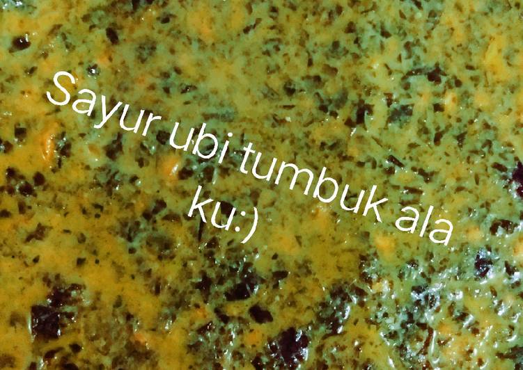 Sayur ubi tumbuk