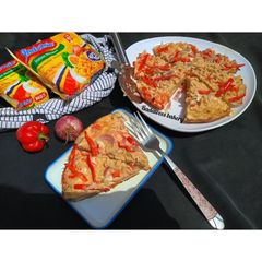 A picture of Noddles pizza 🍕.