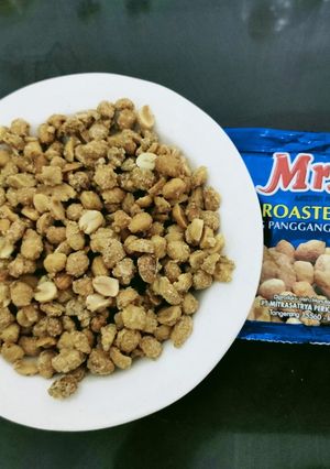 Foto resep Kacang Oven Madu Mr.P KW ala dapur emak'e shofiyyah