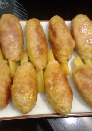 Hình của món Chả bọc mía.