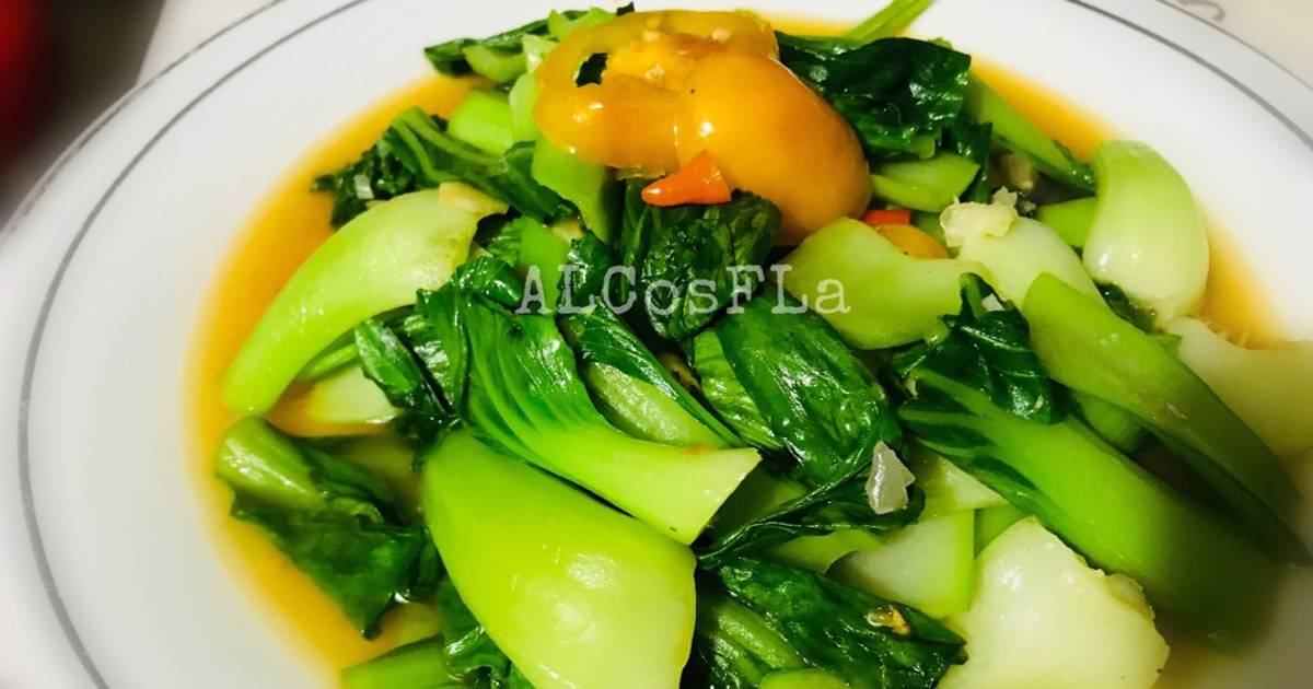 Resep Sawi Sendok Super Simple Oleh Metha Wedhaninggar Cookpad