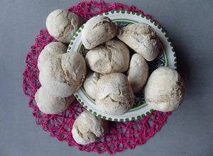 Foto de Pão de água com farinha de espelta e farinha integral